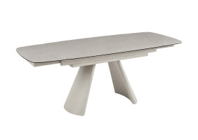 Стіл обідній розкладний BROOKLYN CERAMIC 140(200)*80 сірий мат / кашемір