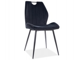 Стул ARCO VELVET черный каркас / черный Черный ARCOVCC