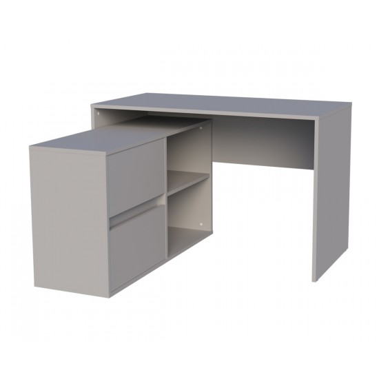 Cтіл письмовий кутовий TWIN K 120x60 Камінь Сірий 2