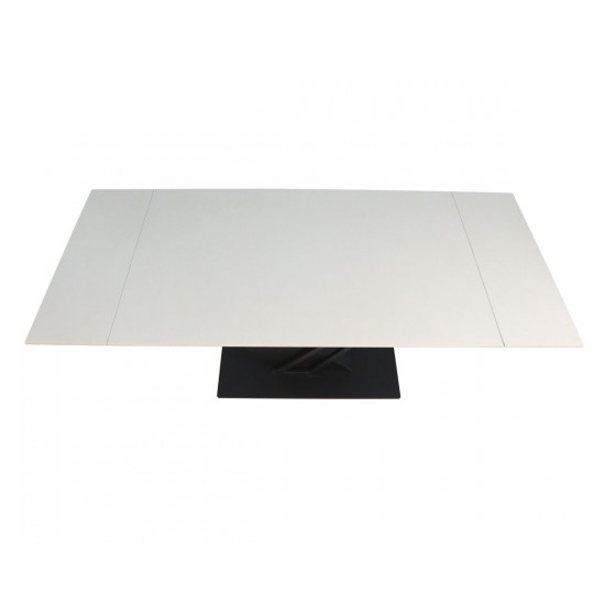 Стол FERNANDO CERAMIC 140(200)*90 бежевый/черный 5