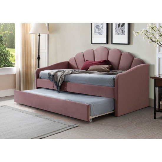 Кровать BELLA VELVET 90х200 античный розовый BELLAV90AR 1