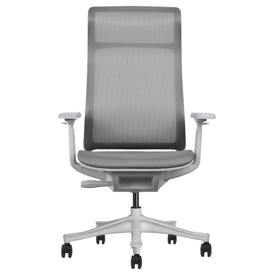 Кресло офисное LUCAS серая сетка / серый каркас 4