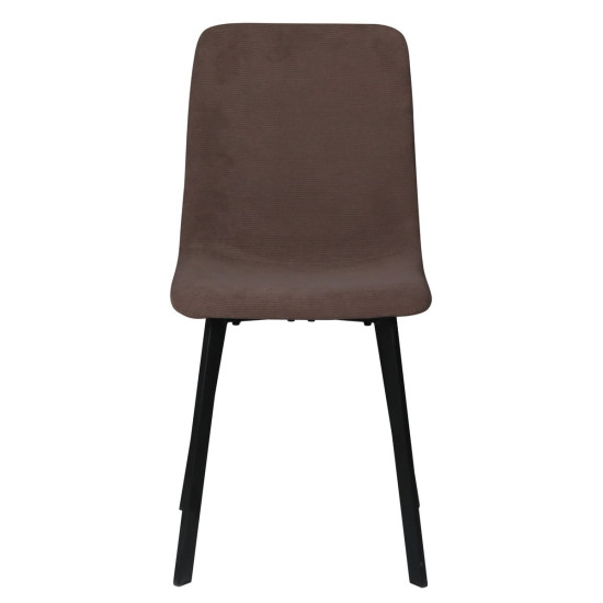 Стул кухонный TIVO Черный каркас / Светло-коричневая ткань 2