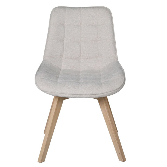 Стілець LENY каркас дерево / Беж тканина оберт 180° 2