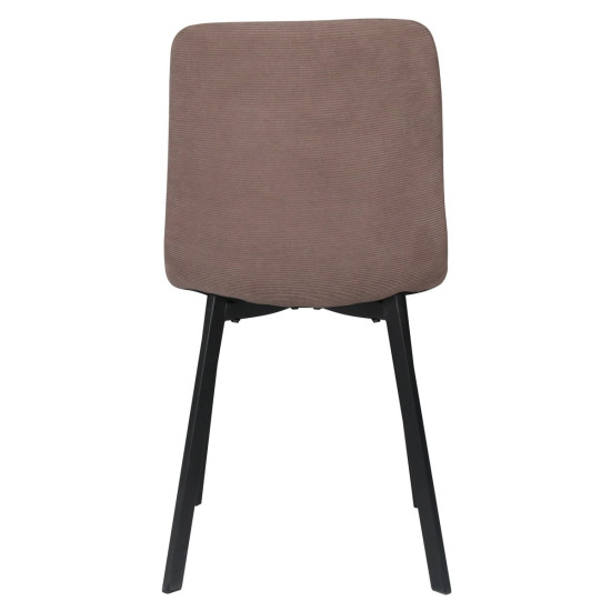 Стул кухонный TIVO Черный каркас / Светло-коричневая ткань 5