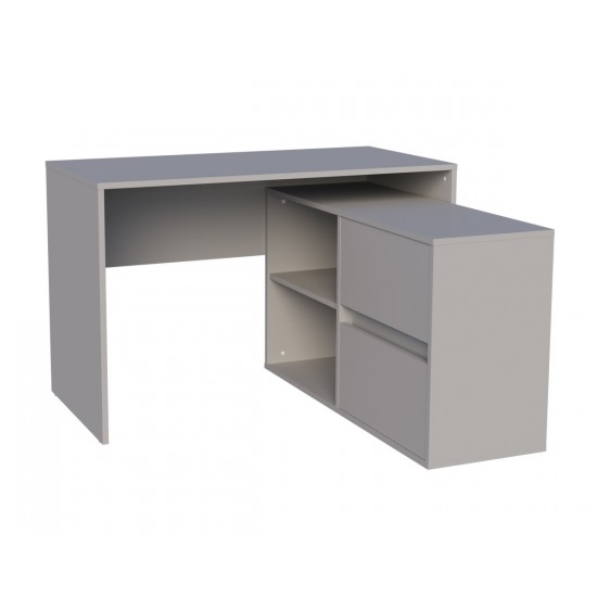 Cтіл письмовий кутовий TWIN K 120x60 Камінь Сірий 1