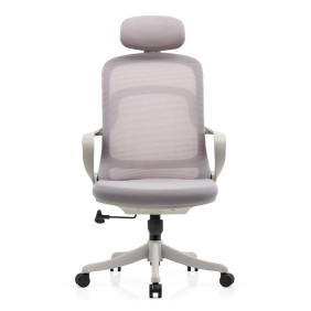 Крісло комп'ютерне COLE сіре/сірий каркас