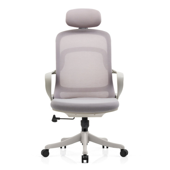 Крісло комп'ютерне COLE сіре/сірий каркас 1