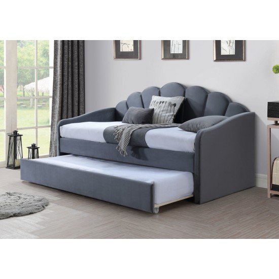 Кровать BELLA VELVET 90х200 серый BELLAV90SZ 1
