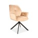 Стул BOOGIE II VELVET черный каркас / беж BOOGIEIIVCBE