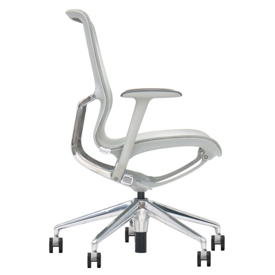 Кресло офисное REGINA серая сетка / алюминий 5