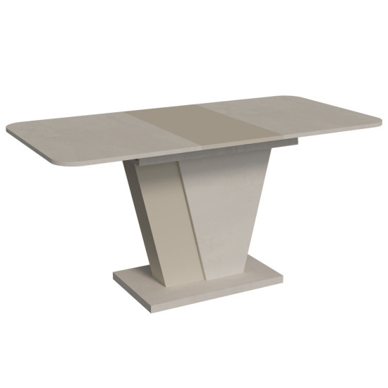 Обеденный стол раскладной FOREST S/K 140(180)х80 стоун бейж/шелковый камень 1