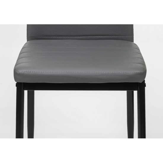 Стул DC-105 черный / серый 3