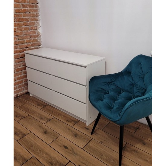 Стул CHERRY VELVET черный каркас / БИРЮЗА BLUVEL 85 CHERRYVCTU 8