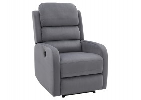 Кресло раскладное PEGAZ VELVET серый BLUVEL 14 PEGAZCSZ