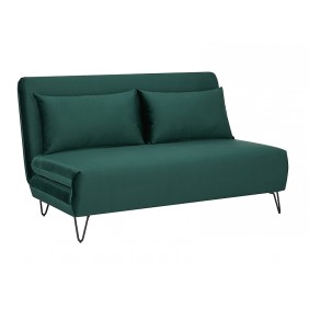 Диван ZENIA VELVET зеленый TAP.189 / черный ZENIAVZ