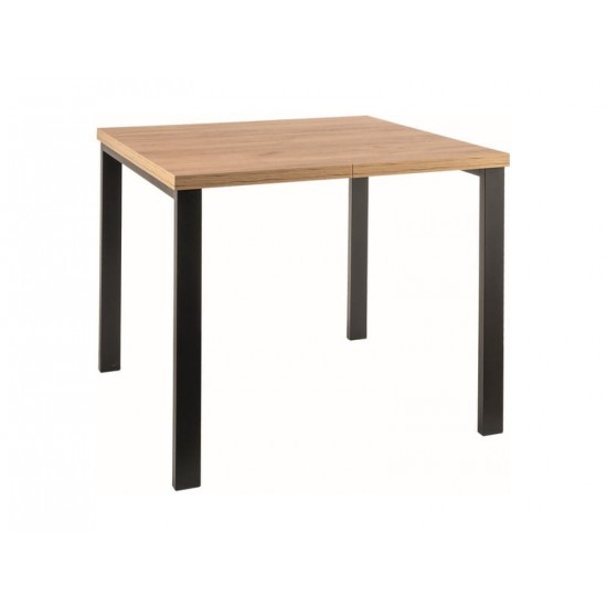 Стіл обідній TRISTAN Дуб артизіан / Чорний 80(148)X80 TRISTANDAC80 5