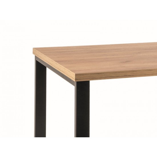 Стіл обідній TRISTAN Дуб артизіан / Чорний 80(148)X80 TRISTANDAC80 6