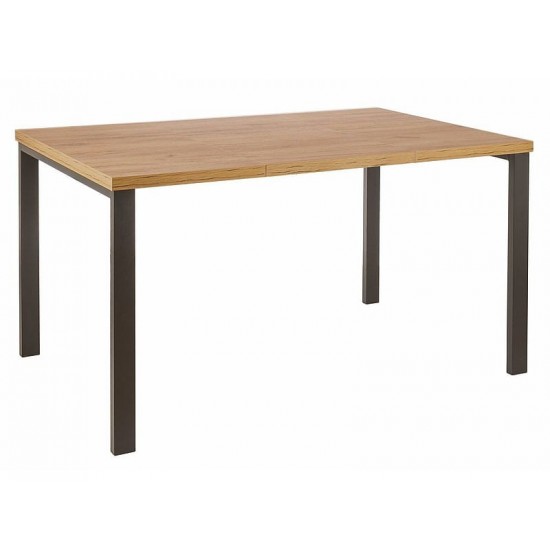 Стіл обідній TRISTAN Дуб артизіан / Чорний 80(148)X80 TRISTANDAC80 2