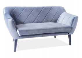 Диван KARO 2 VELVET серо/бук BL.14 KARO2V14BU