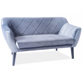 Диван KARO 2 VELVET серо/бук BL.14 KARO2V14BU