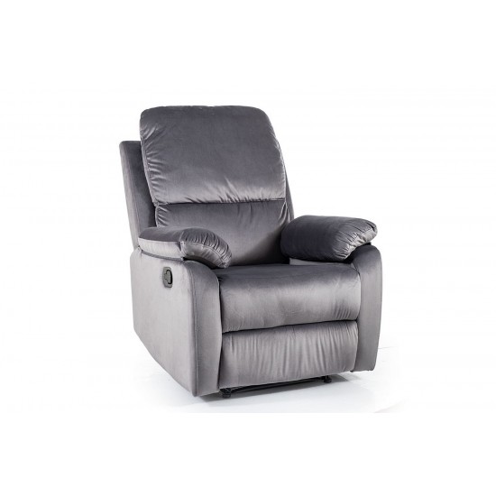 Крісло розкладне SPENCER 1 VELVET сіре BL.14 SPENCER1VSZ 1