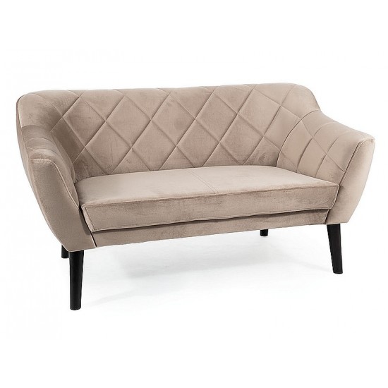 Диван софа KARO 2 VELVET темний беж/венге BL.40 KARO2V40W 1