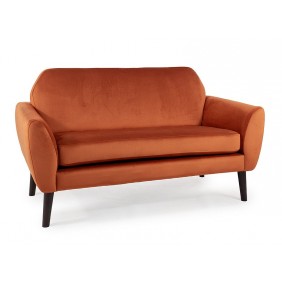Диван MENA VELVET цинамон/венге BL.4215 MENAVCYW