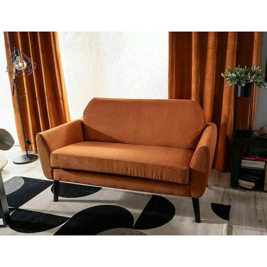 Диван MENA VELVET цинамон/венге BL.4215 MENAVCYW 8