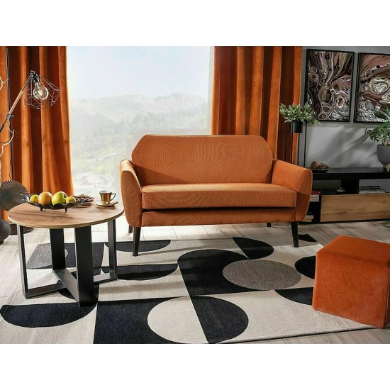 Диван MENA VELVET цинамон/венге BL.4215 MENAVCYW 6