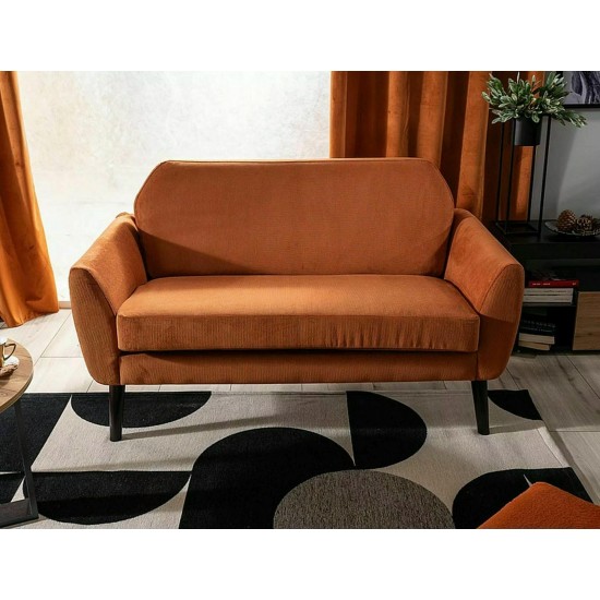 Диван MENA VELVET цинамон/венге BL.4215 MENAVCYW 7