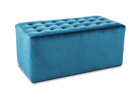 Пуф LORI 2 VELVET бирюза BL.85 LORI2V85
