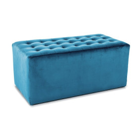 Пуф LORI 2 VELVET бирюза BL.85 LORI2V85