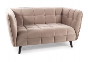 Диван CASTELLO 2 VELVET темный беж/венге BL.40 CASTELLO2V40