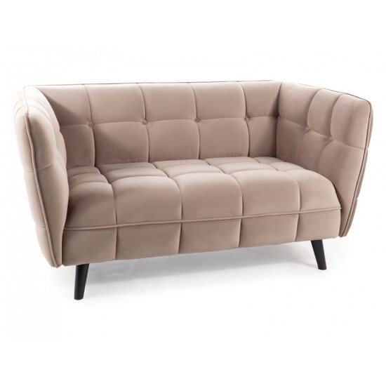 Диван CASTELLO 2 VELVET темный беж/венге BL.40 CASTELLO2V40 1