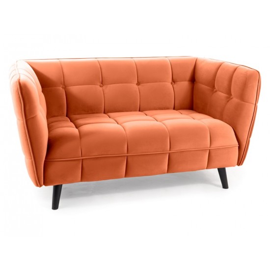 Диван CASTELLO 2 VELVET циномон/венге BL.4215 CASTELLO2V4215 1
