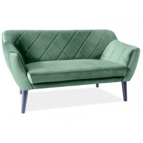 Диван KARO 2 VELVET зеленая/бук BL.78 KARO2V78BU