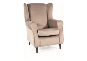 Крісло BARON VELVET темний беж/венге BL.40 BARONV40