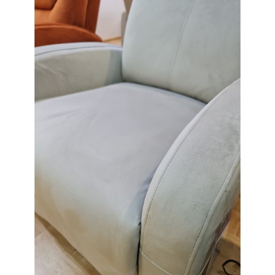 Крісло розкладне OLIMP VELVET світло-сіре BL.03 OLIMPVJSZ 2