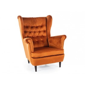 Кресло HARRY VELVET цинамон/венге BL.4215 HARRYV4215W