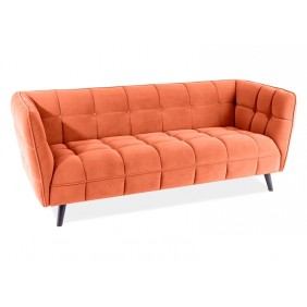 Диван CASTELLO 3 VELVET циномон/венге BL.4215 CASTELLO3V4215