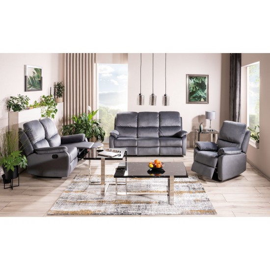 Диван софа розкладна SPENCER 2 VELVET сіра BL.14 SPENCER2VSZ 7