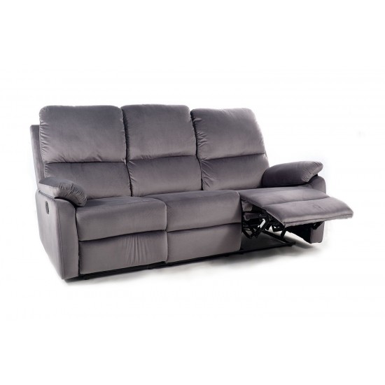 Диван раскладной SPENCER 3 VELVET серая BL.14 SPENCER3VSZ 1