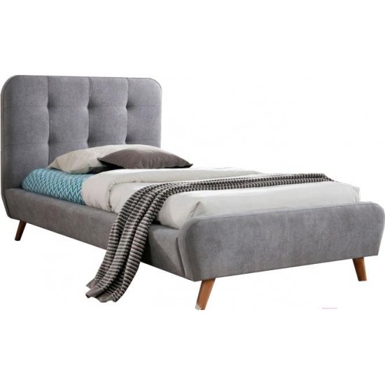 Односпальне ліжко Tiffany 90X200 Сірий TIFFANY90SZ 4