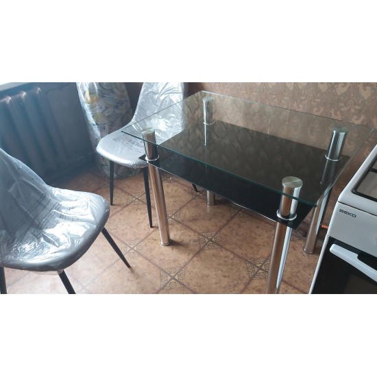 Стол обеденный Madras 90 х 60 см Прозрачный MADRASTCCH90 2