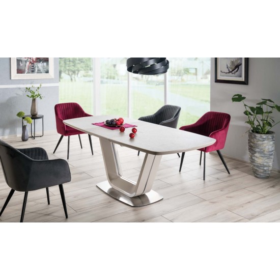 Стол обеденный раскладной Armani 160(220)х90 Крем ARMANIKK 3