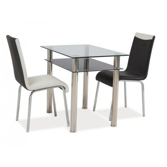 Стол обеденный Madras 90 х 60 см Прозрачный MADRASTCCH90 5