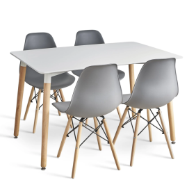 Стіл обідній Nolan 120х80 Білий NOLAN120