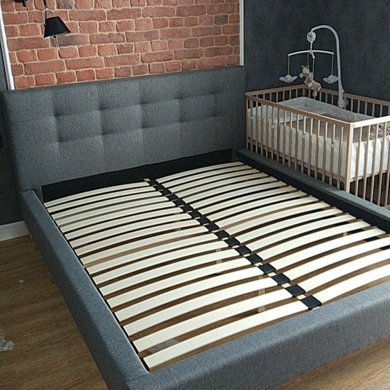 Кровать двуспальная Texas 160*200 Серый TEXAS160SZ 5