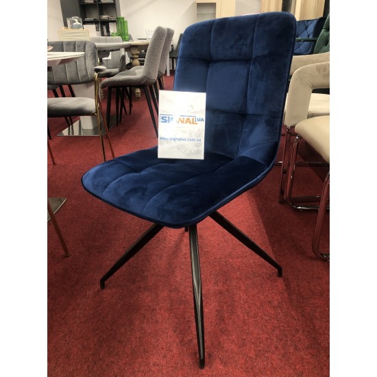 Стул Texo Velvet Синий / Черный TEXOVCGR86 2